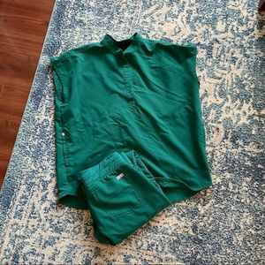 Figs Hunter Green set - S